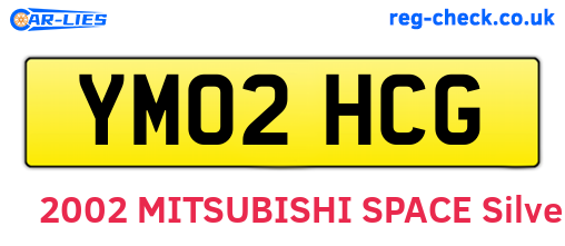 YM02HCG are the vehicle registration plates.
