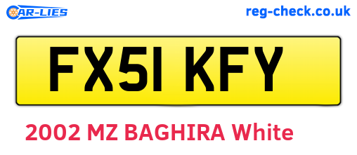 FX51KFY are the vehicle registration plates.