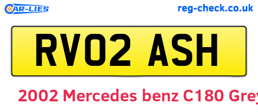 Grey 2002 Mercedes-benz C180 (RV02ASH)