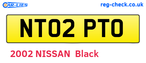 NT02PTO are the vehicle registration plates.