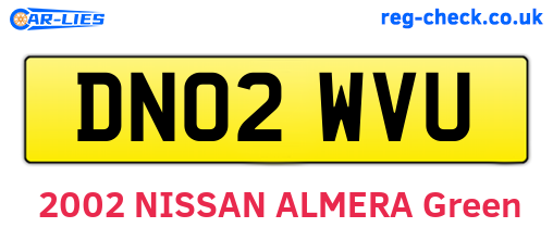 DN02WVU are the vehicle registration plates.