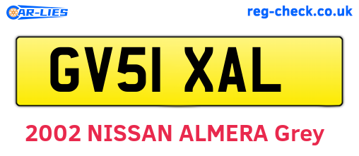GV51XAL are the vehicle registration plates.