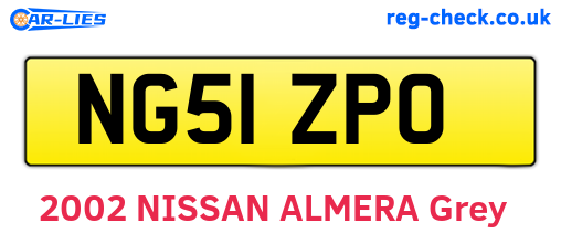 NG51ZPO are the vehicle registration plates.