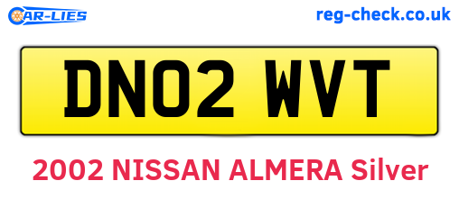 DN02WVT are the vehicle registration plates.