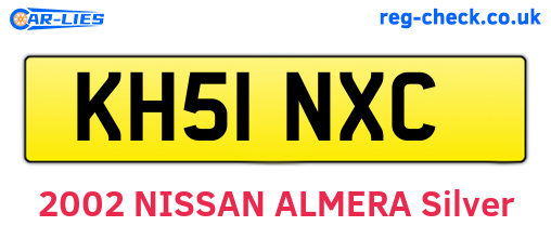 KH51NXC are the vehicle registration plates.