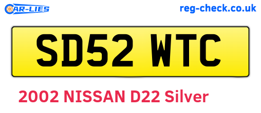 SD52WTC are the vehicle registration plates.