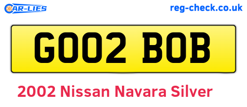 Silver 2002 Nissan Navara (GO02BOB)