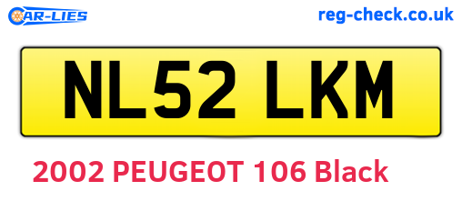 NL52LKM are the vehicle registration plates.