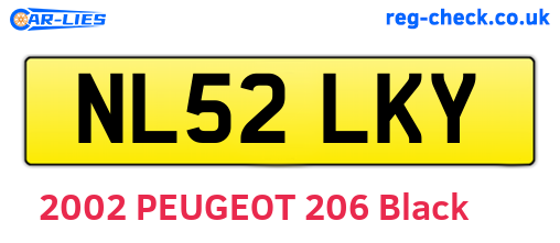 NL52LKY are the vehicle registration plates.