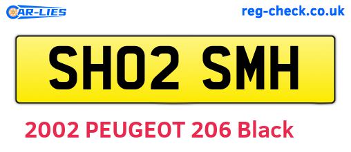 SH02SMH are the vehicle registration plates.