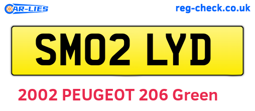 SM02LYD are the vehicle registration plates.