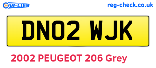 DN02WJK are the vehicle registration plates.