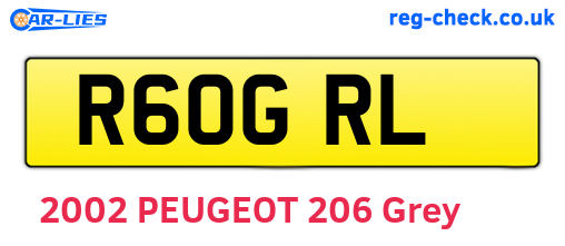 R60GRL are the vehicle registration plates.