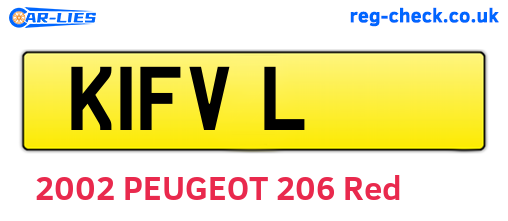 K1FVL are the vehicle registration plates.