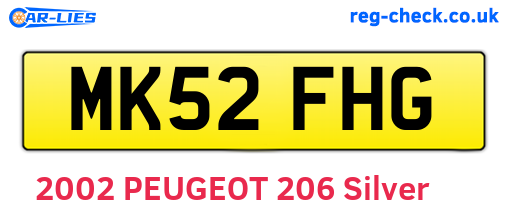 MK52FHG are the vehicle registration plates.