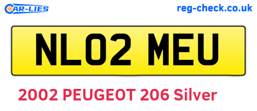 NL02MEU are the vehicle registration plates.
