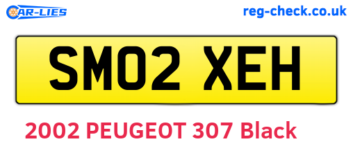 SM02XEH are the vehicle registration plates.