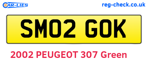 SM02GOK are the vehicle registration plates.