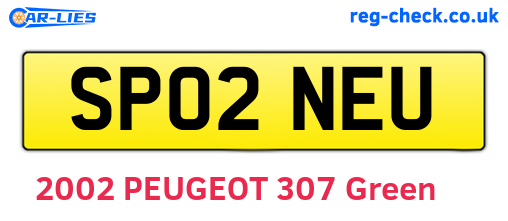 SP02NEU are the vehicle registration plates.