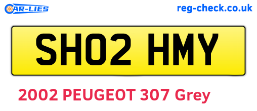 SH02HMY are the vehicle registration plates.
