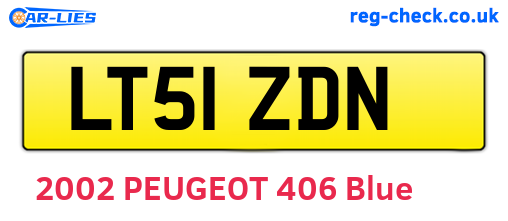 LT51ZDN are the vehicle registration plates.