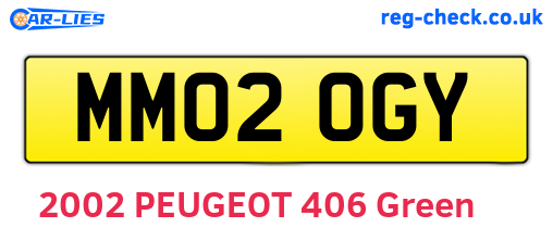MM02OGY are the vehicle registration plates.