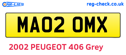 MA02OMX are the vehicle registration plates.