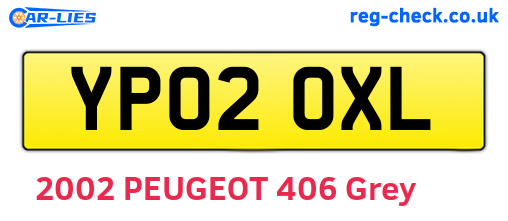 YP02OXL are the vehicle registration plates.