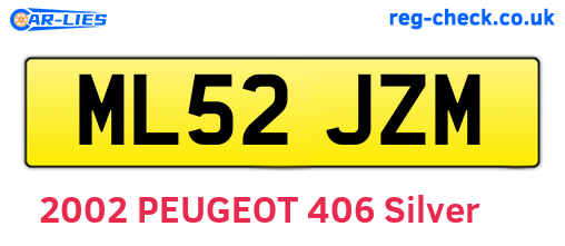 ML52JZM are the vehicle registration plates.