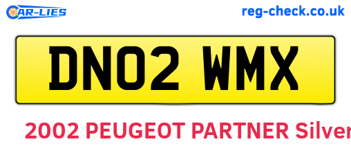 DN02WMX are the vehicle registration plates.