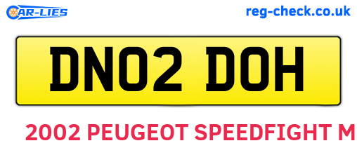 DN02DOH are the vehicle registration plates.