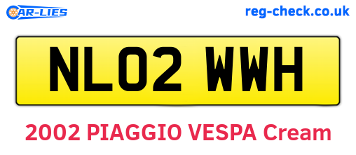 NL02WWH are the vehicle registration plates.