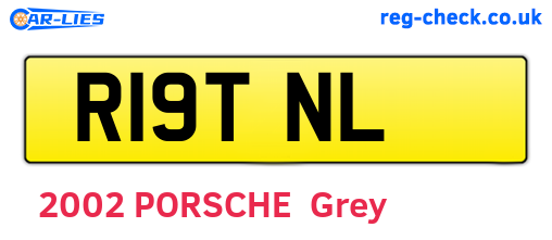 R19TNL are the vehicle registration plates.