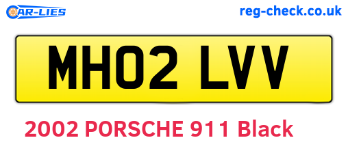 MH02LVV are the vehicle registration plates.