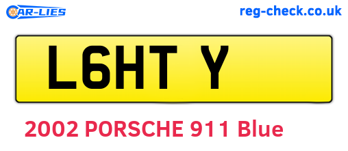 L6HTY are the vehicle registration plates.