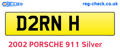 D2RNH are the vehicle registration plates.