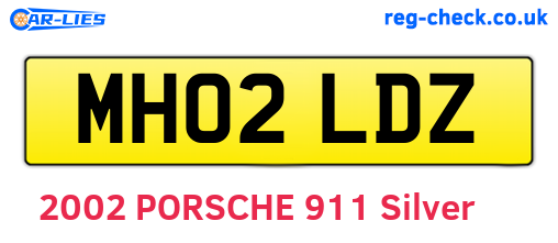 MH02LDZ are the vehicle registration plates.