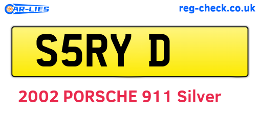 S5RYD are the vehicle registration plates.