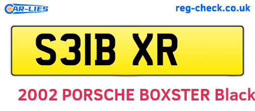 S31BXR are the vehicle registration plates.