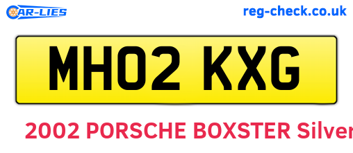MH02KXG are the vehicle registration plates.