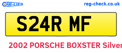 S24RMF are the vehicle registration plates.