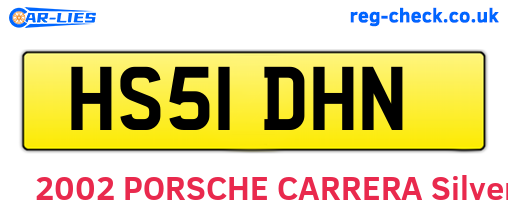 HS51DHN are the vehicle registration plates.