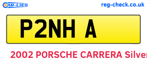 P2NHA are the vehicle registration plates.