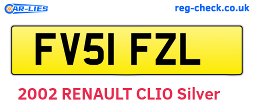 FV51FZL are the vehicle registration plates.