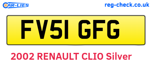 FV51GFG are the vehicle registration plates.