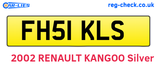FH51KLS are the vehicle registration plates.