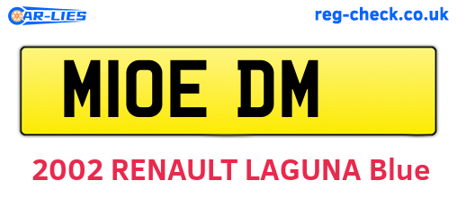M10EDM are the vehicle registration plates.