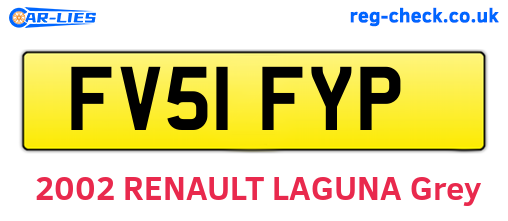 FV51FYP are the vehicle registration plates.
