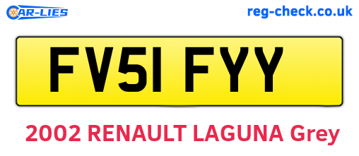 FV51FYY are the vehicle registration plates.