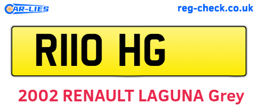 R11OHG are the vehicle registration plates.